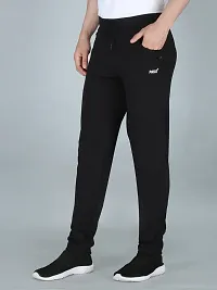 Classic Polyester Spandex Regular Track Pants-thumb2