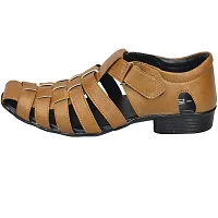Brown Leather Sandals For Men-thumb1