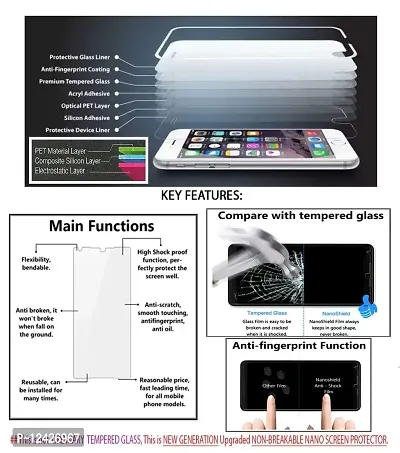 IndiForce Non-BREAKABLE 5D Gorilla Glass Screen Guard for Vivo Y21 -Hammer-Tested Screen Protector, Not a Odinary Tempered Glass-thumb2