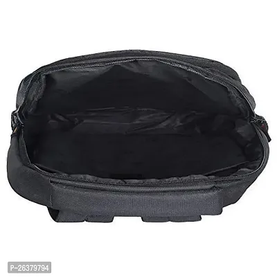 FASHION SHINE Casual Waterproof Laptop Bag/Backpack for Men Women Boys Girls/Office School College Teens  Students (Black-Blue)-thumb3