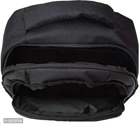 FASHION SHINE Casual Waterproof Laptop Bag/Backpack for Men Women Boys Girls/Office School College Teens  Students (Black-Blue)-thumb5