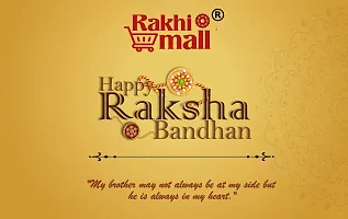 Ghanshyam Rakhi?-Metal Ganesh Face Cartoon With Beads, Diamond Rakhi For Kids rakhi (set of 1 Chocolate)-thumb4