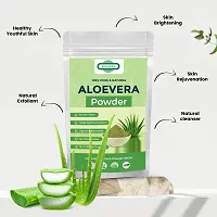 Pure Natural Aloevera Face Pack Powder For Lighten Blemishes For All Skin Type For Men/Women-50GM-thumb3