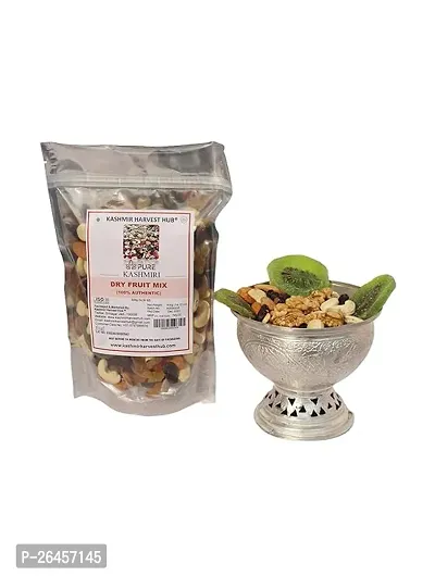 Kashmir Harvest Hub Pure Kashmiri Dry Fruit Mix | Natural | Fresh And Health | Premium | Authentic | Organic - 400G (Pack Of 1)