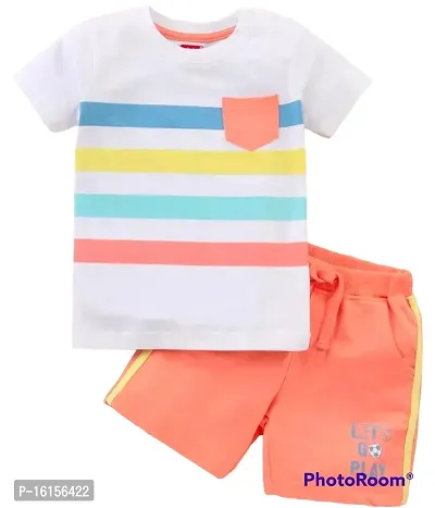 Trendy Cotton T-Shirts with Shorts-thumb0
