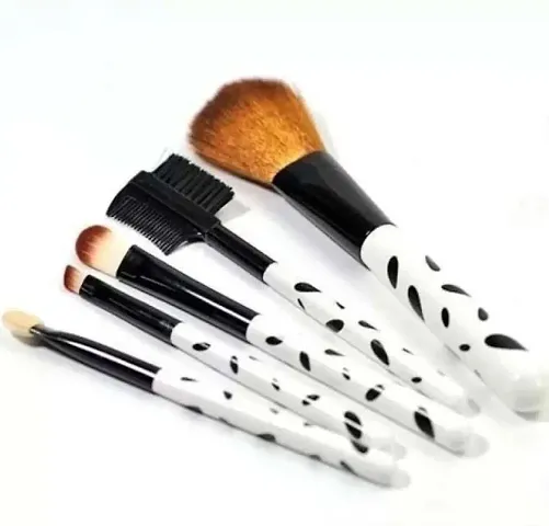 5 Pcs/Pack Mini Eyeshadow And Foundation Eyebrow Lip Makeup Brush With Makeup Kits