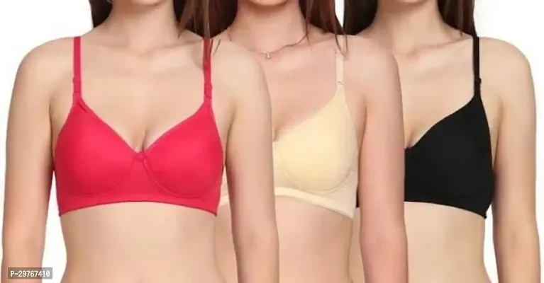 Trendy Cotton Bra for Women Pack of 3-thumb0