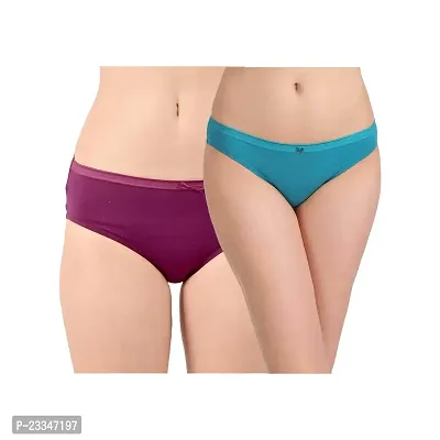 Cudwarm Cotton Bikini Panty | Colour - | Size - | Pack of 2