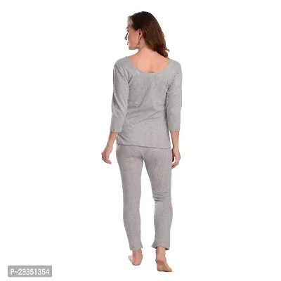 Cudwarm Thermal Full Sleeves(only top) | Colour - Grey | Size - 2XL-thumb5