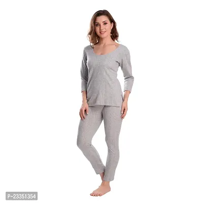 Cudwarm Thermal Full Sleeves(only top) | Colour - Grey | Size - 2XL-thumb4