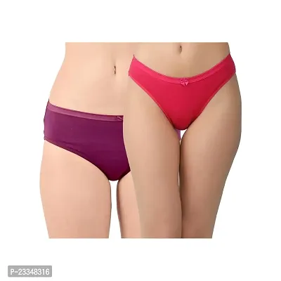 Cudwarm Cotton Bikini Panty | Colour - | Size - | Pack of 2