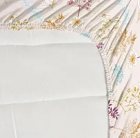 PEACH LEAF STYLISH FITTED BEDSHEET-thumb3