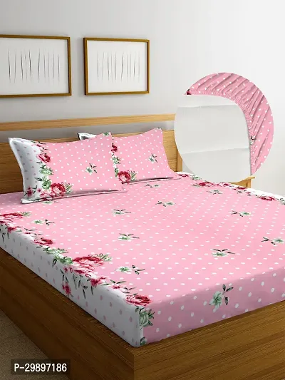 PINK DOT FITTED BEDSHEET-thumb3