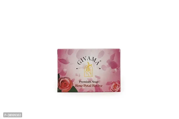 Givama Rose Petal Revive | Rose Fragrance Soap pack of 4-thumb2