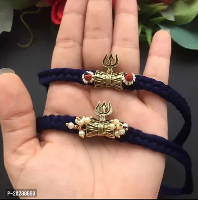 trendy mahadev rakhi for bhai  bhabhi (set Of 1)