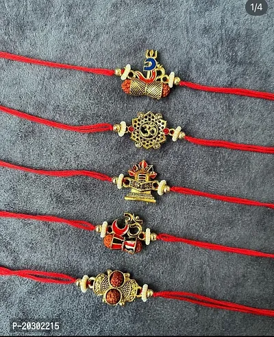 unique rakhi for brother set of 5