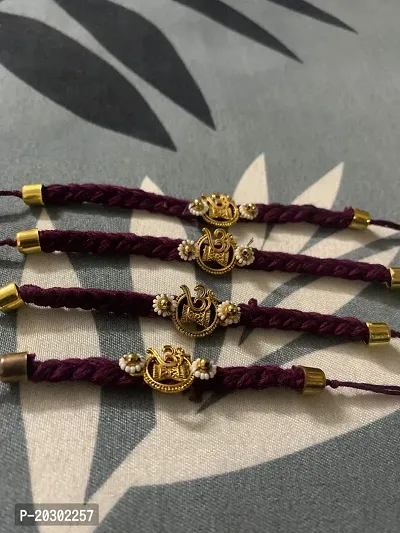 unique rakhi for brother (set of 4)