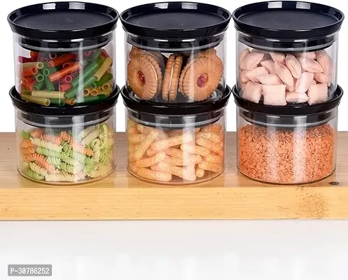 Airtight Unbreakable Plastic Kitchen Storage Container 500ml Pack of 6-thumb2