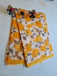 Classic Cotton Printed Saree without Blouse piece-thumb2