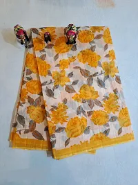 Classic Cotton Printed Saree without Blouse piece-thumb3