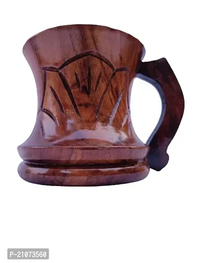 Handicraft Wooden Beer Mug (Pack Of 2)