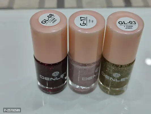 nail polish glitter  pack of 3