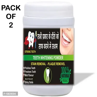 Natural Teeth Whitening Powder Pack of 2