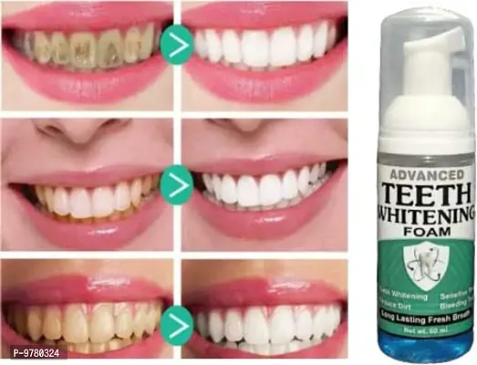 Teeth Whitening Foam Natural Ingredients Baking Soda for Cleaning Teeth and Improve Teeth Health