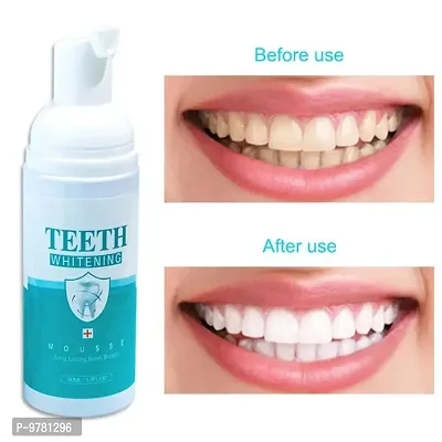 Teeth Whitening Foam Natural Ingredients Baking Soda for Cleaning Teeth and Improve Teeth Health