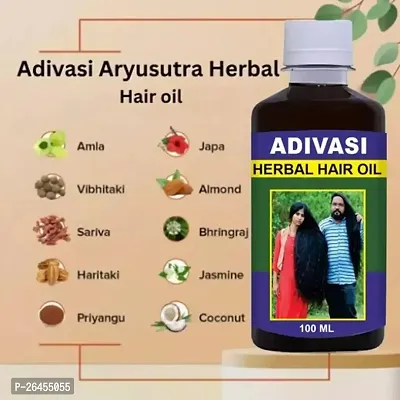 Aj Creation Adivasi Neelambari Medicine All Type of Hair Problem Herbal Natural Hair Oil  (100 ml)-thumb2