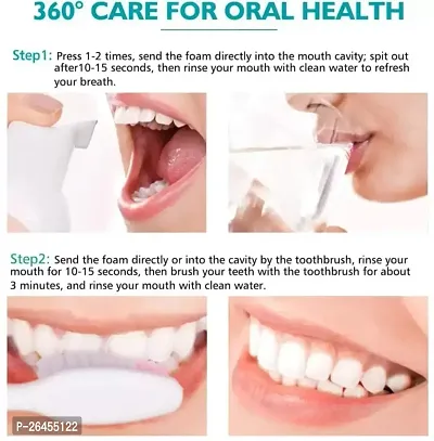 Teeth Foam New Generation 2 in 1 Mouthwash cum toothpaste Teeth Whitening liquid  (60 ml)-thumb4
