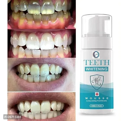 Teeth Whitening Mousse Foam Toothpaste Cleaning Gums Freshen Breath 60ml