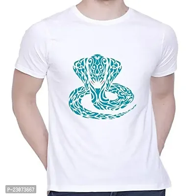 Stylish Fancy Cotton Printed Round Neck T-Shirts For Men-thumb0