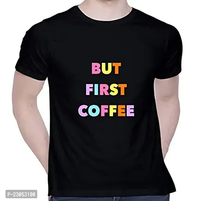 Comfortable Black Cotton Tees For Men