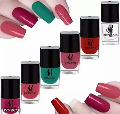 Beautiful Nail Polish Collection For Ladies Pack Of 6