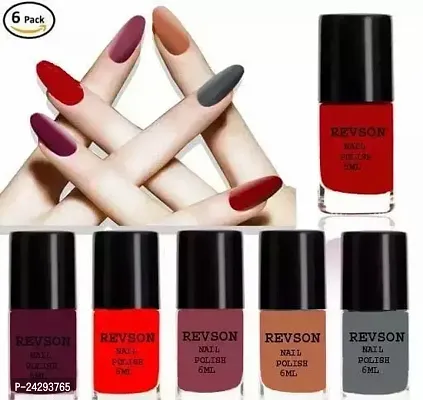 Beautiful Nail Polish Collection For Ladies Pack Of 6-thumb0