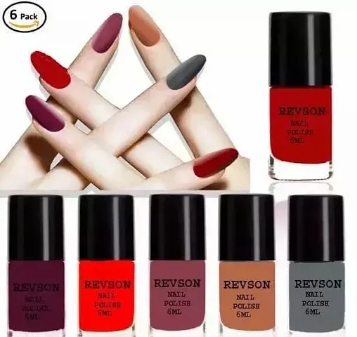 Nail Polish Collection For Ladies Pack Of 6