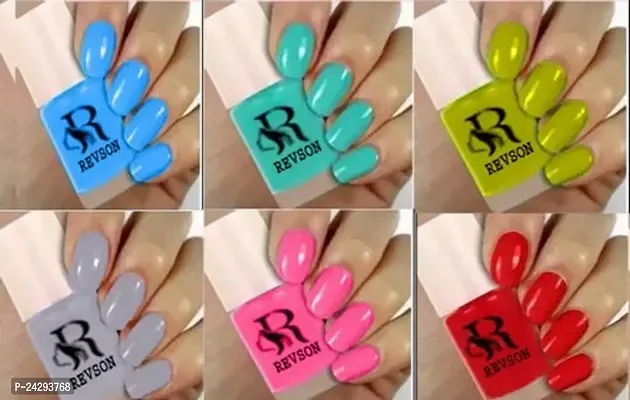 Beautiful Nail Polish Collection For Ladies Pack Of 6