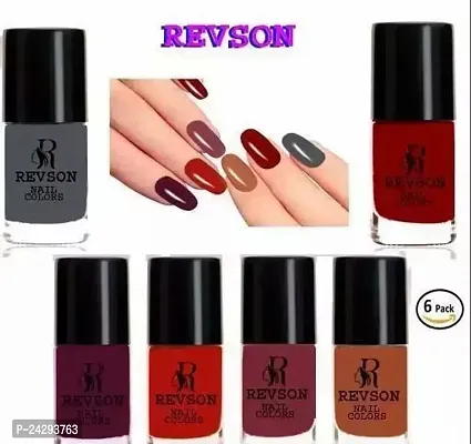 Beautiful Nail Polish Collection For Ladies Pack Of 6