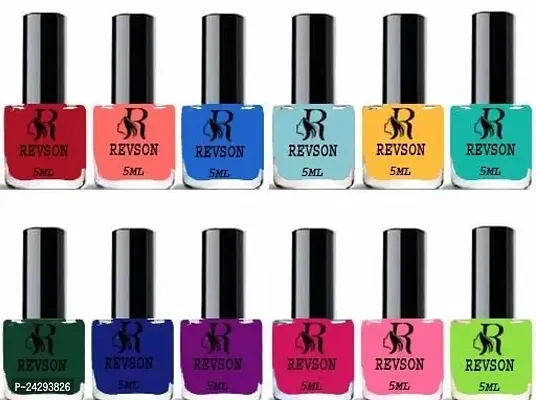 Beautiful Nail Polish Collection For Ladies Pack Of 12