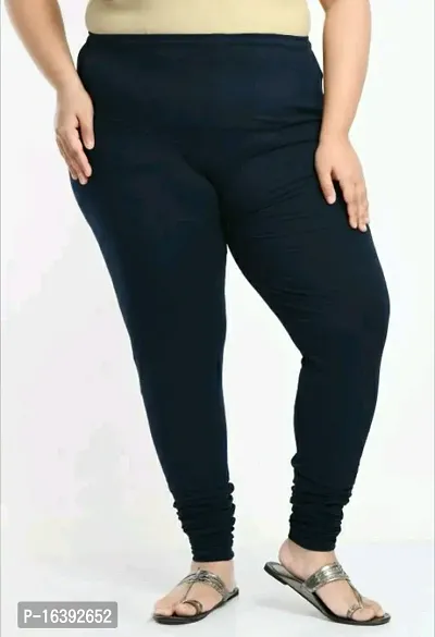 ZP Plus Size Cotton Lycra Churidar Leggings