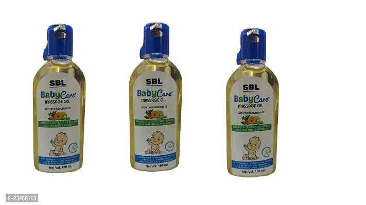 SBL Babycare Massage oil 100ml Pack of 3