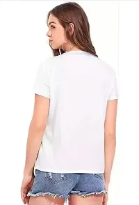 Classic Polyester Printed Tshirt for Women-thumb1