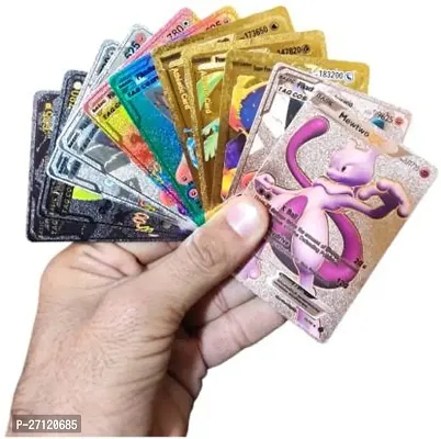 Ancientkart 20 cards Waterproof cards Anime rare PVC plastic cards pokemon cards Golden pokemon cards-thumb2