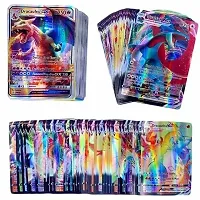 Ancientkart 25 cards Waterproof cards Anime rare PVC plastic cards pokemon cards Golden pokemon cards-thumb3