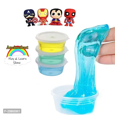 Ancientkart Crystal Slime Clear Slime putty toy galaxy slime stretchy non sticky slime sand dough slime kit unicorn slime fluffy slime cloud slime-thumb0