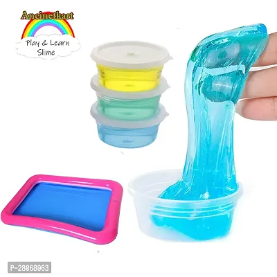 Ancientkart Crystal Slime Clear Slime putty toy galaxy slime stretchy non sticky slime sand dough slime kit unicorn slime fluffy slime cloud slime-thumb0