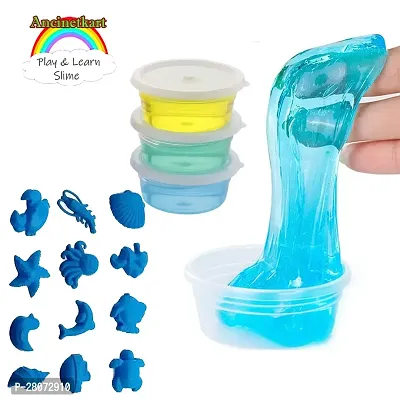 Ancientkart Crystal Slime Clear Slime putty toy galaxy slime stretchy non sticky slime sand dough slime kit unicorn slime fluffy slime cloud slime-thumb0