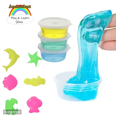 Ancientkart Crystal Slime Clear Slime putty toy galaxy slime stretchy non sticky slime sand dough slime kit unicorn slime fluffy slime cloud slime-thumb0