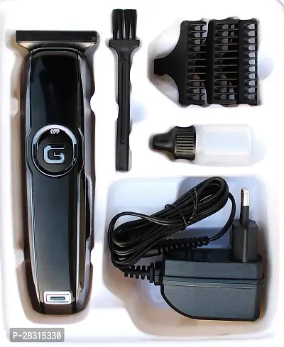 Geemy Rechargeable Beard Trimmer ( Black )-thumb3